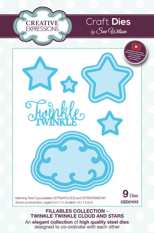 Fillables Collection Twinkle Twinkle Clouds and Stars Die