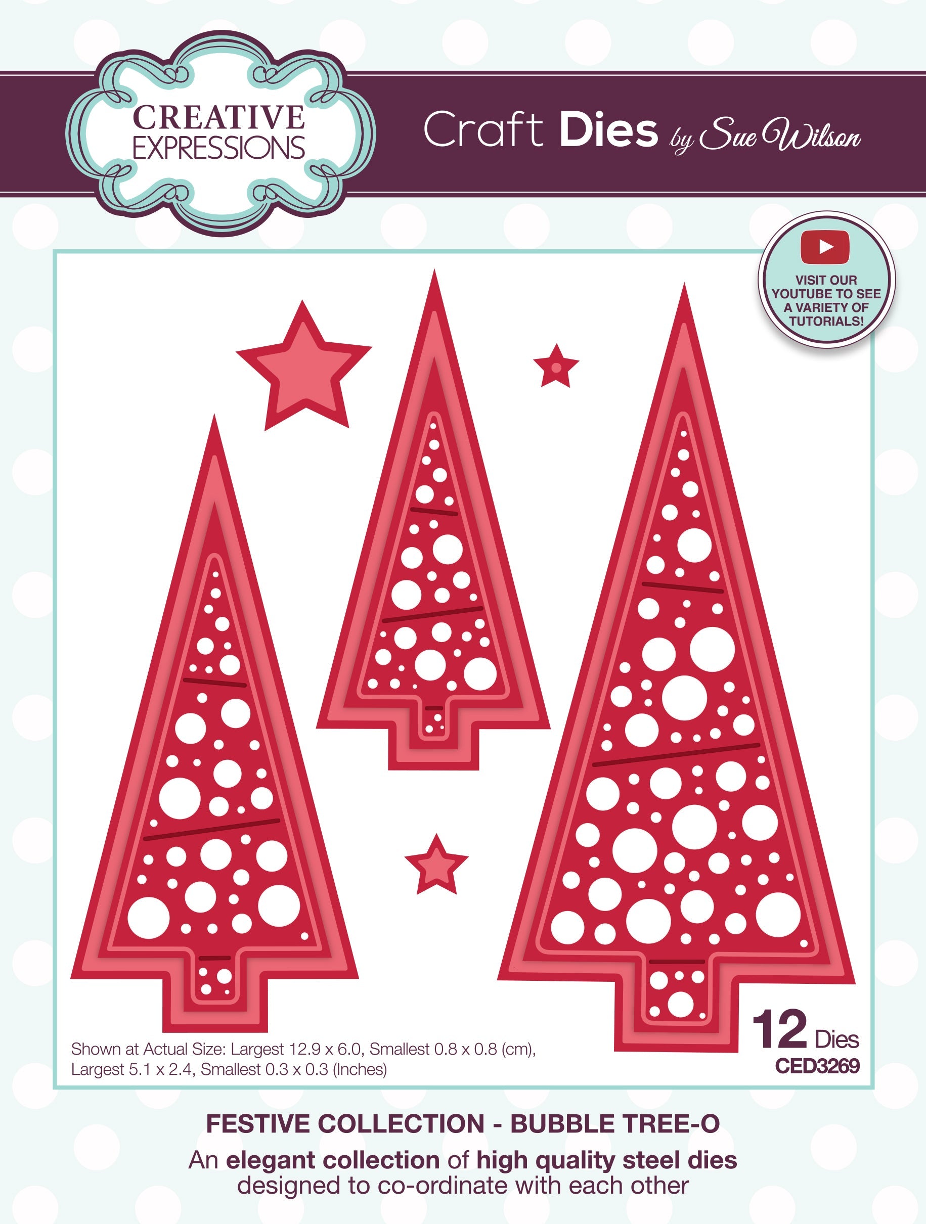 Creative Expressions Sue Wilson Bubble Tree-O Craft Die