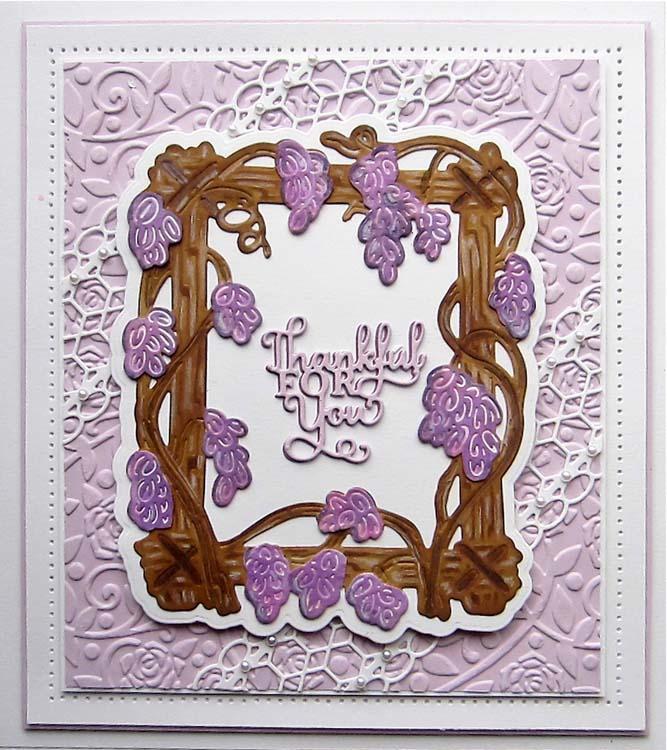 Creative Expressions Frames and Tags Collection Wisteria