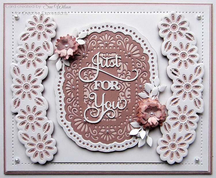Creative Expressions Dies by Sue Wilson Frames and Tags Collection Vivian