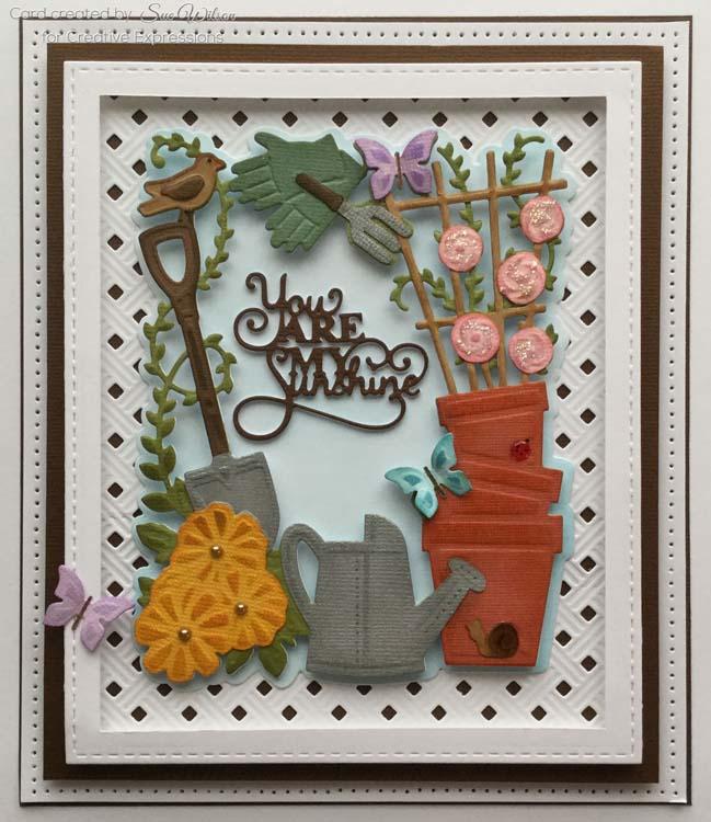 Creative Expressions Dies by Sue Wilson Frames and Tags Collection Gardening Frame