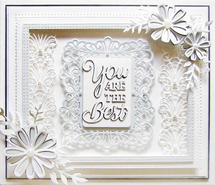 Dies by Sue Wilson Frames and Tags Collection Priscilla