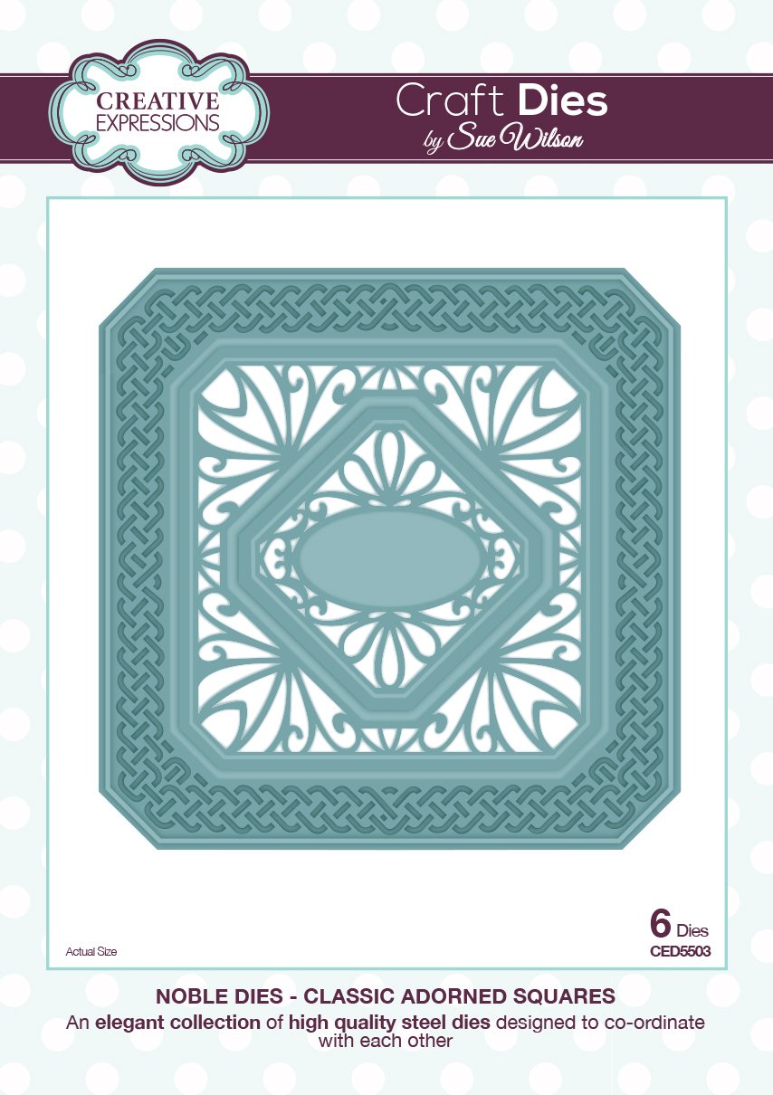Sue Wilson Dies - Noble Collection  - Classic Adorned Squares