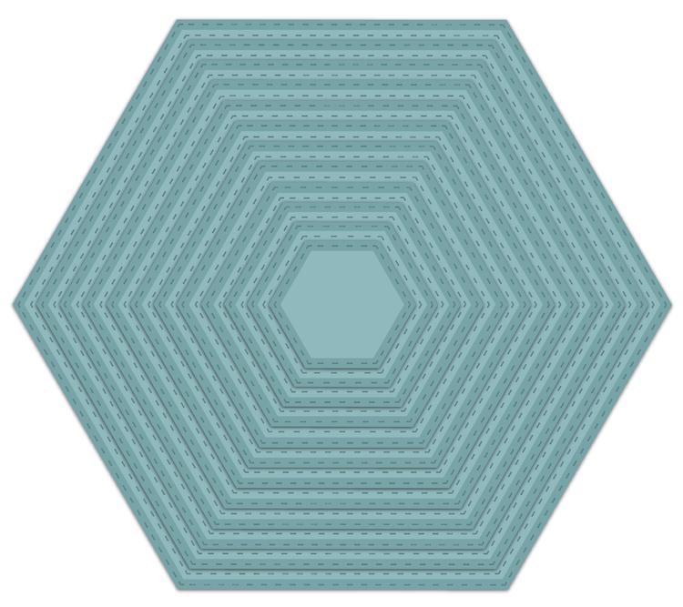 Noble Collection Double Stitched Hexagon Die