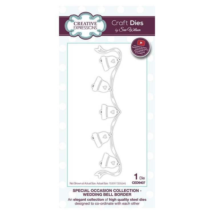 Dies by Sue Wilson Special Occasions Collection Wedding Bell Border