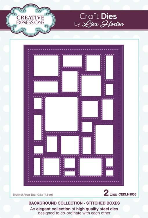 Background Collection Stitched Boxes Craft Die