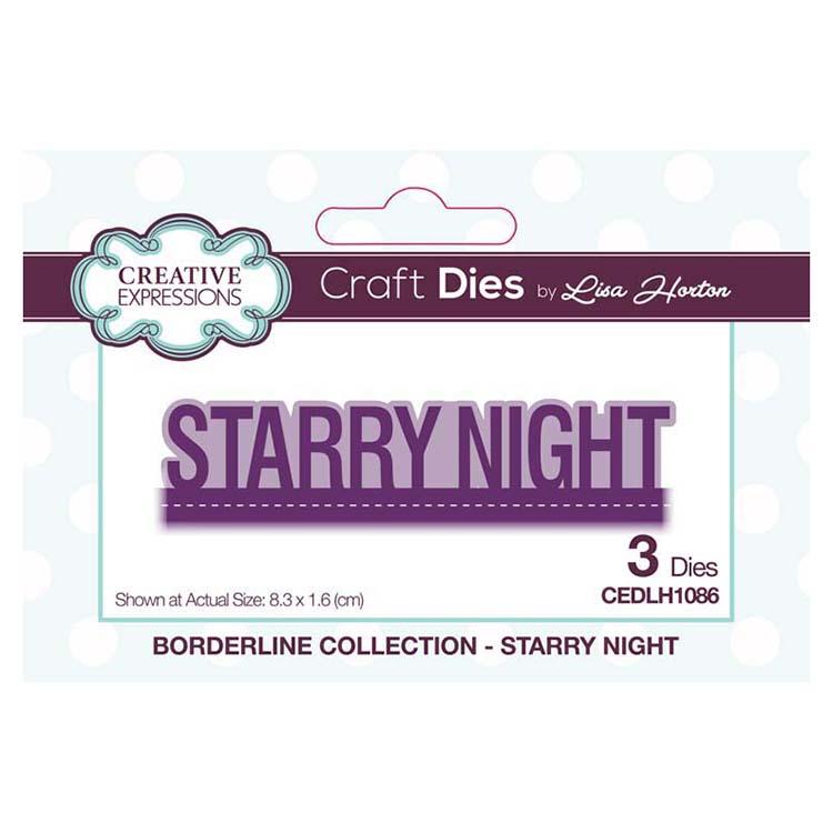 Creative Expressions Borderline Starry Night Craft Die