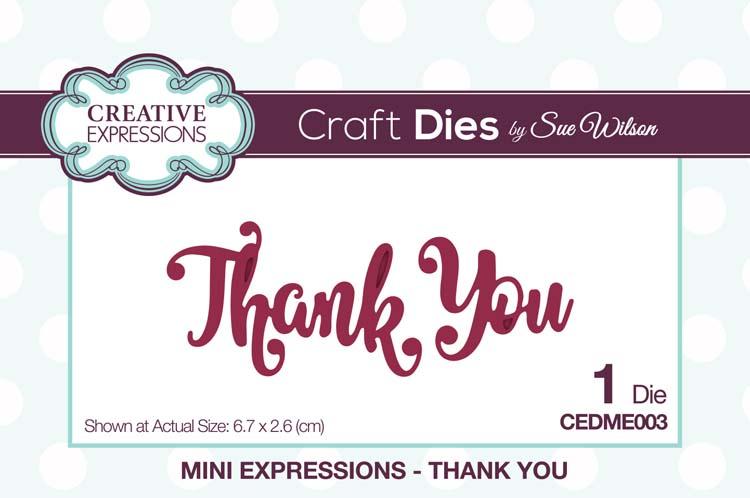 Mini Expressions Collection Thank You Die