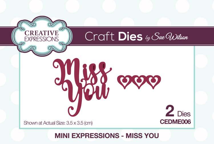Mini Expressions Collection Miss You Die