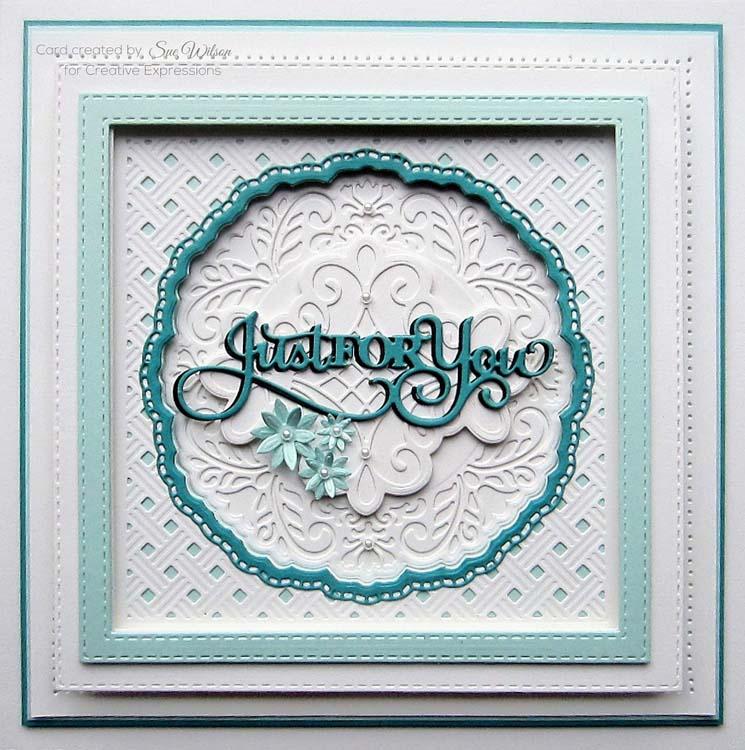 Creative Expressions Dies by Sue Wilson Mini Sentiments Collection Just For You