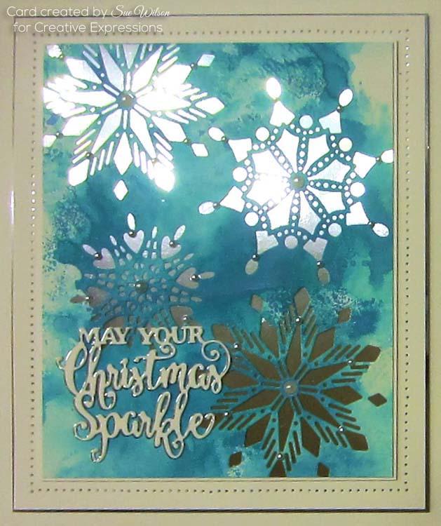 Festive Mini Expressions May Your Christmas Sparkle Craft Die