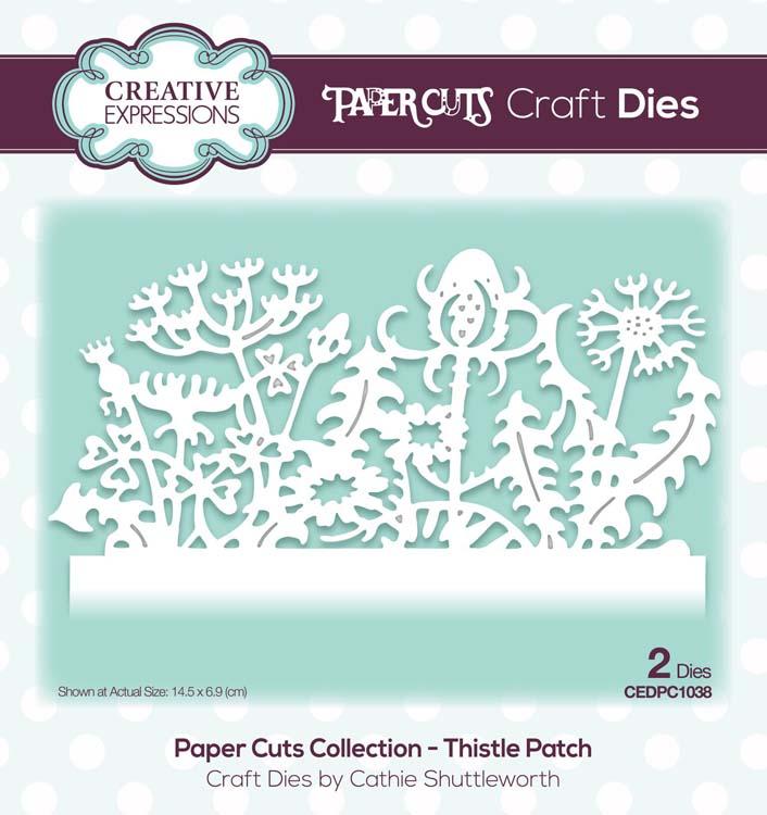 Paper Cuts Collection Thistle Patch Craft Die