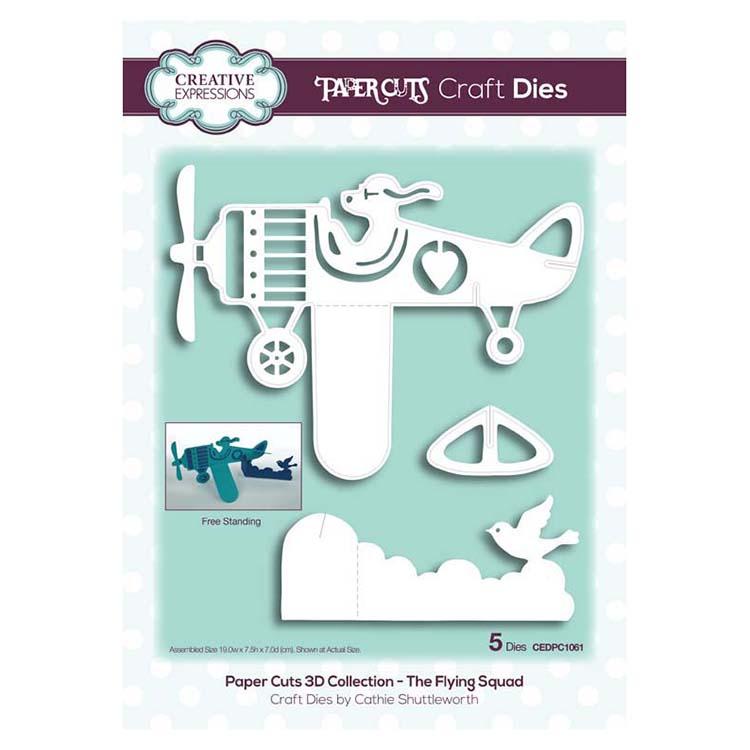 Creative Expressions Paper Cuts 3D Collection - The Flying Squad