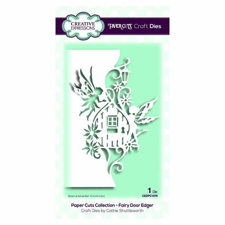 Creative Expressions Paper Cuts Collection - Fairy Door Edger