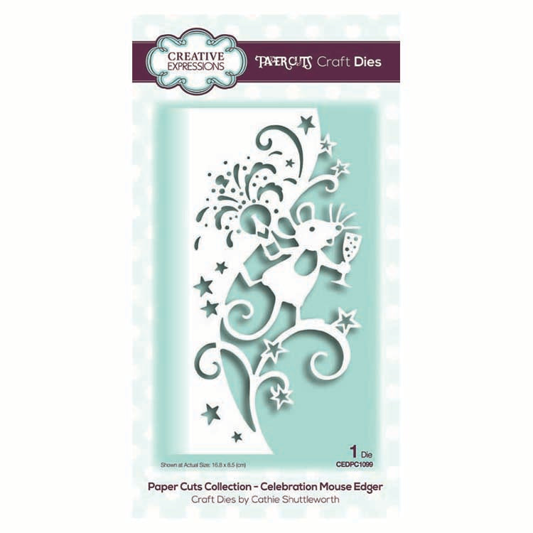 Paper Cuts Collection - Celebration Mouse Edger