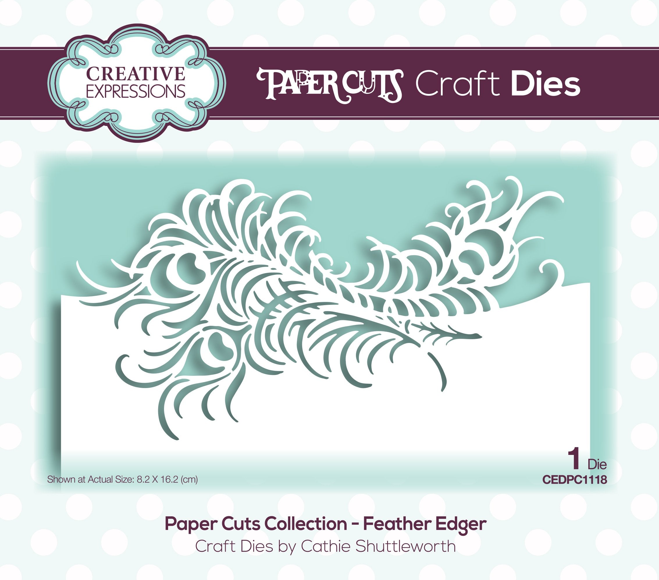 Creative Expressions Paper Cuts Feather Edger Craft Die