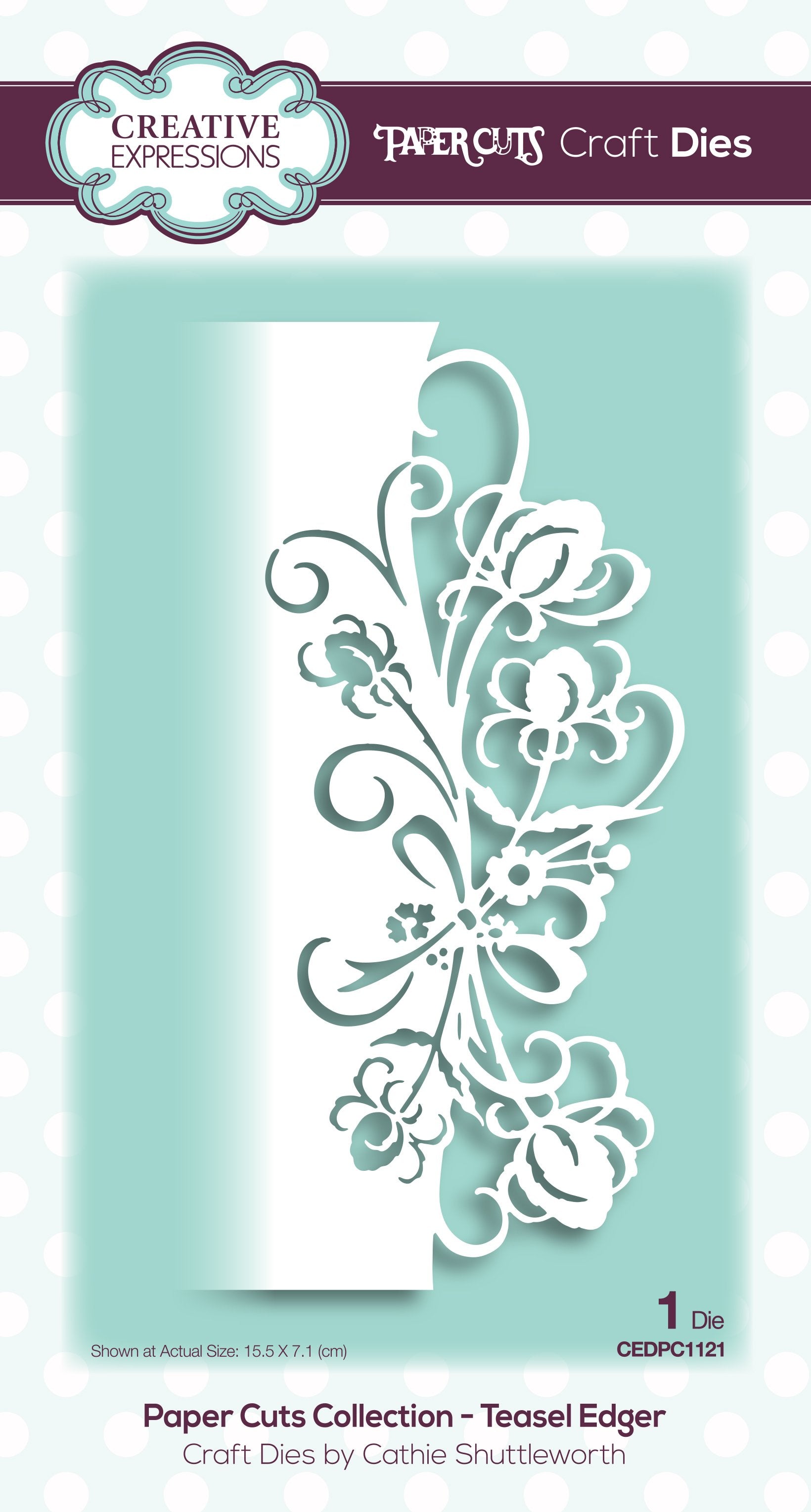 Creative Expressions Paper Cuts Teasel Edger Craft Die