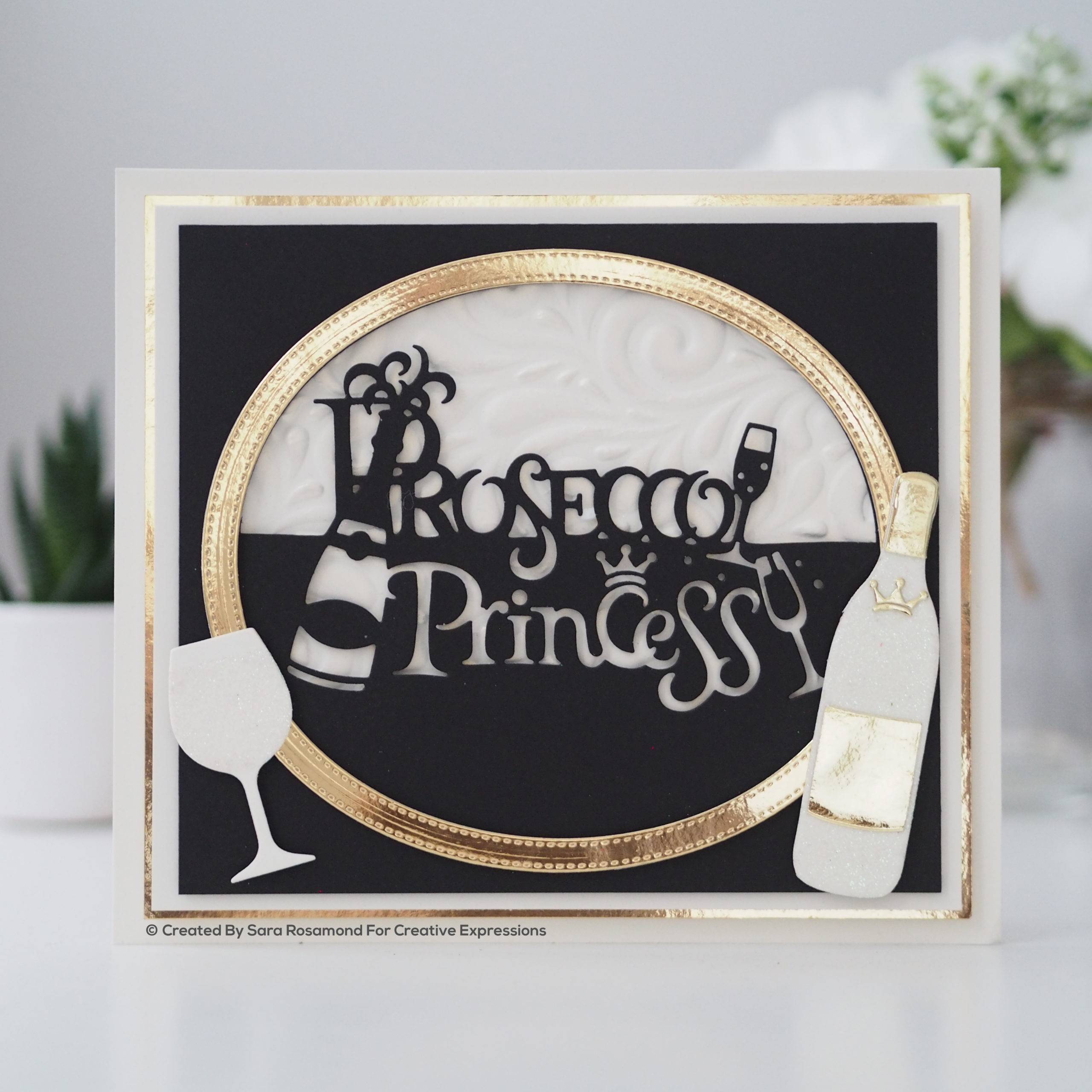 Paper Cuts Collection - Prosecco Princess Edger