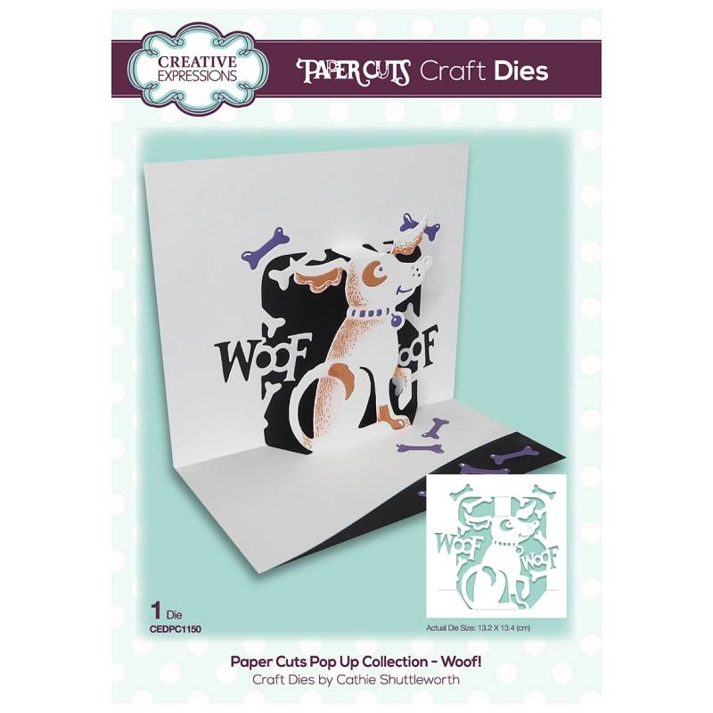 Paper Cuts Woof! Craft Die