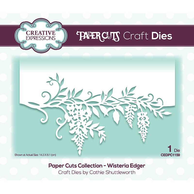 Creative Expressions Paper Cuts Edger Wisteria Craft Die