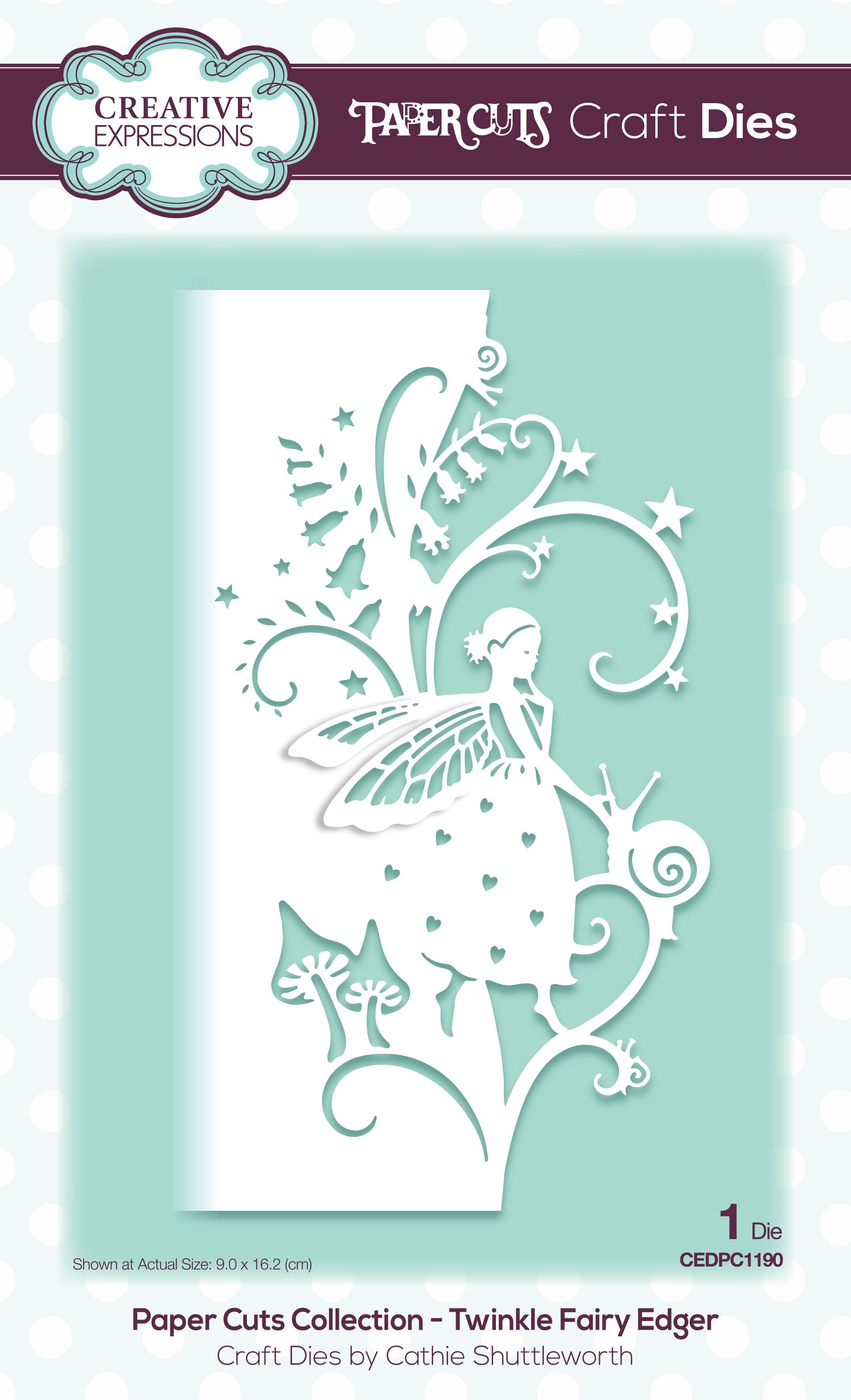 Creative Expressions Paper Cuts Twinkle Fairy Edger Craft Die