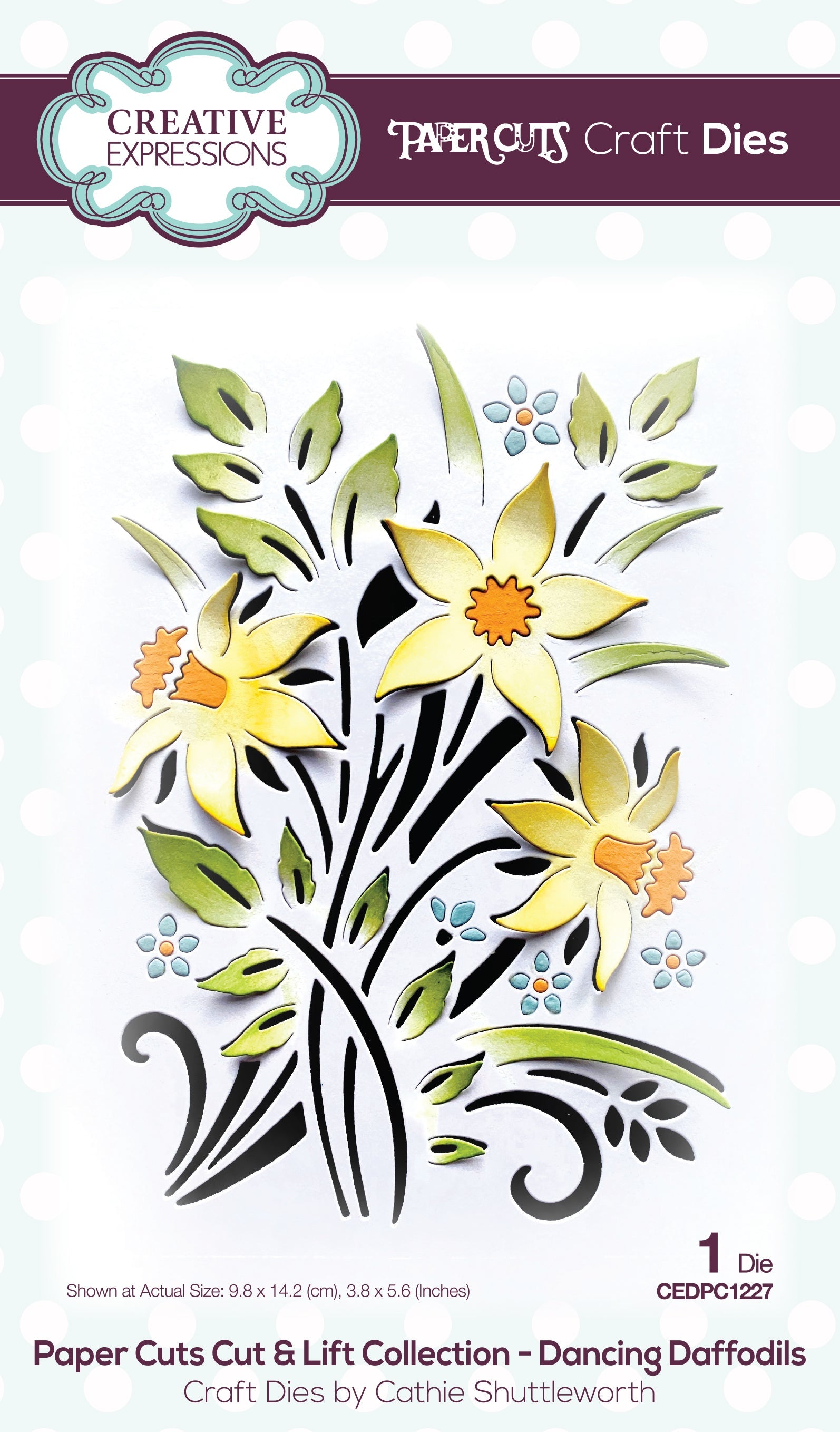 Creative Expressions Paper Cuts Cut & Lift Dancing Daffodils Craft Die