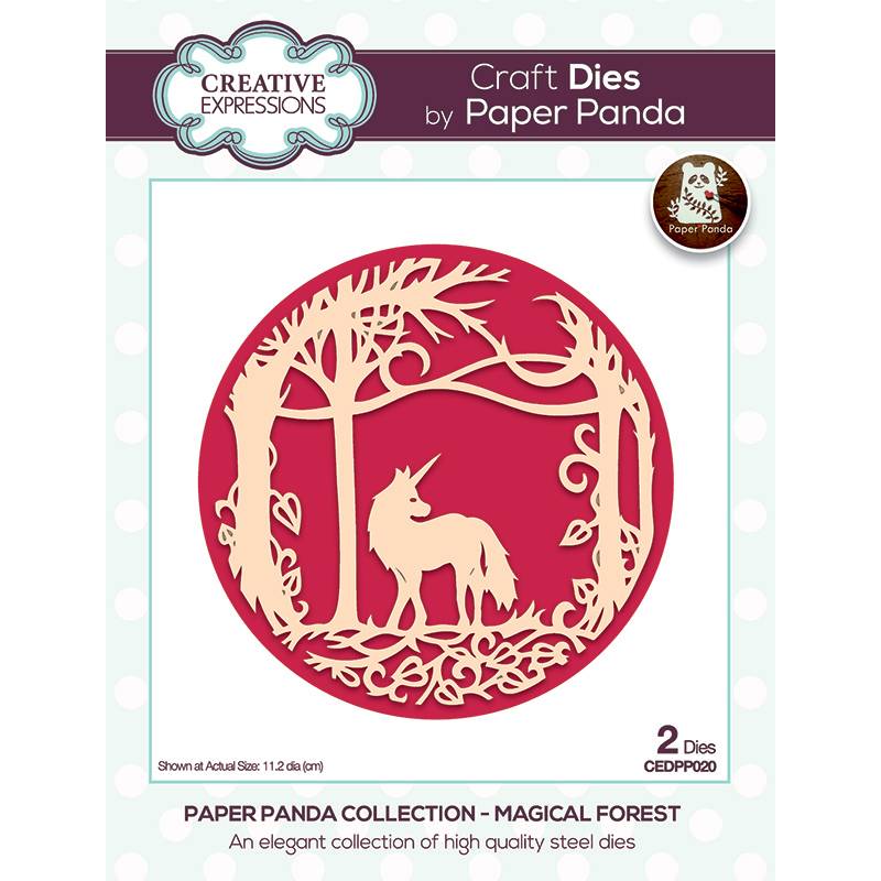 Paper Panda Magical Forest Craft Die