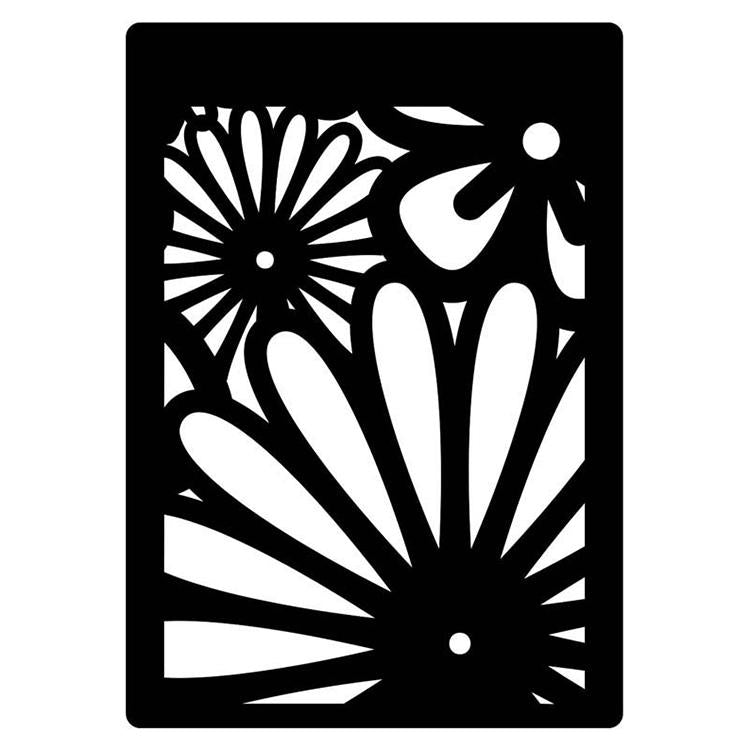 Creative Expressions Mini Stencil Floral Burst