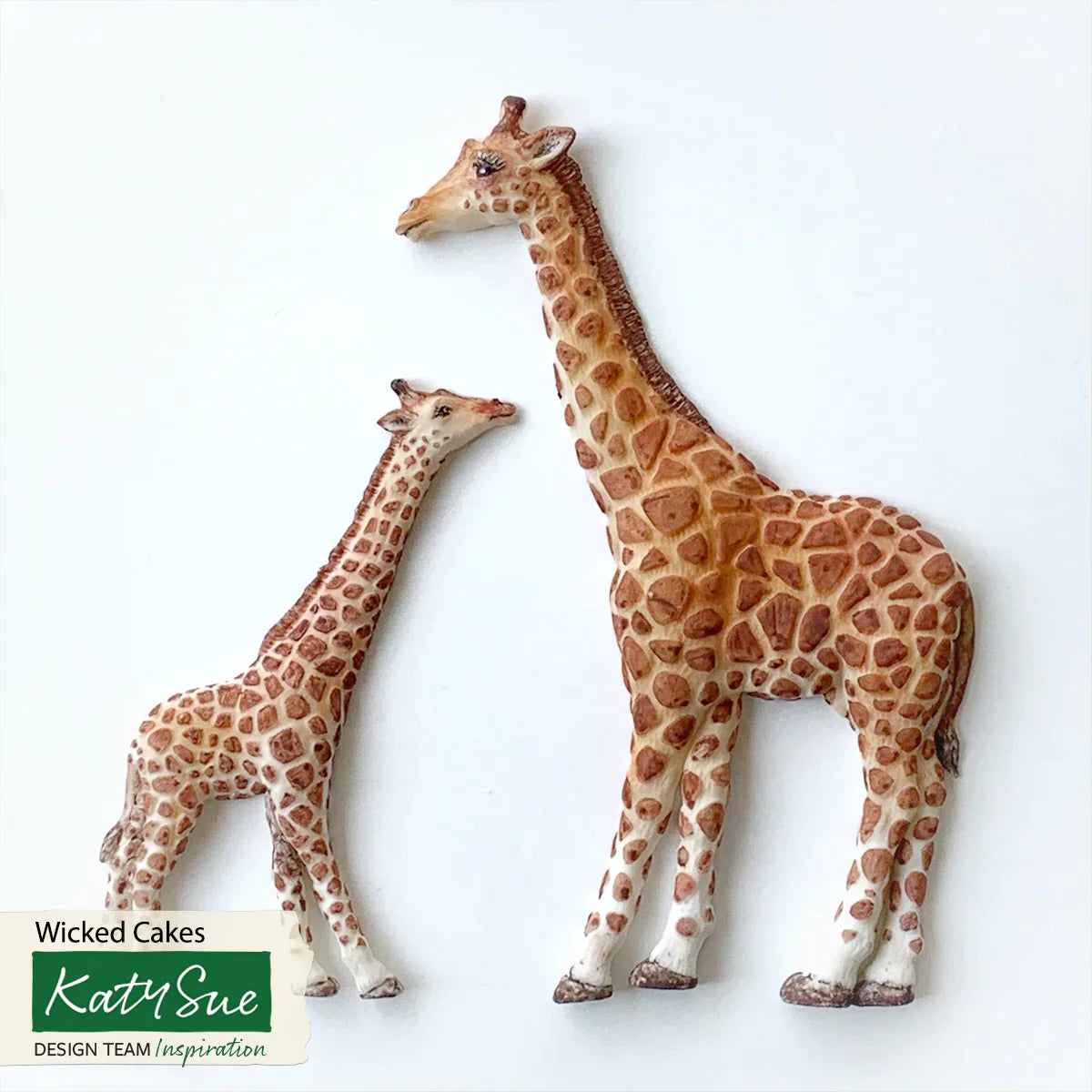 Giraffe Mother and Baby Silicone Mould