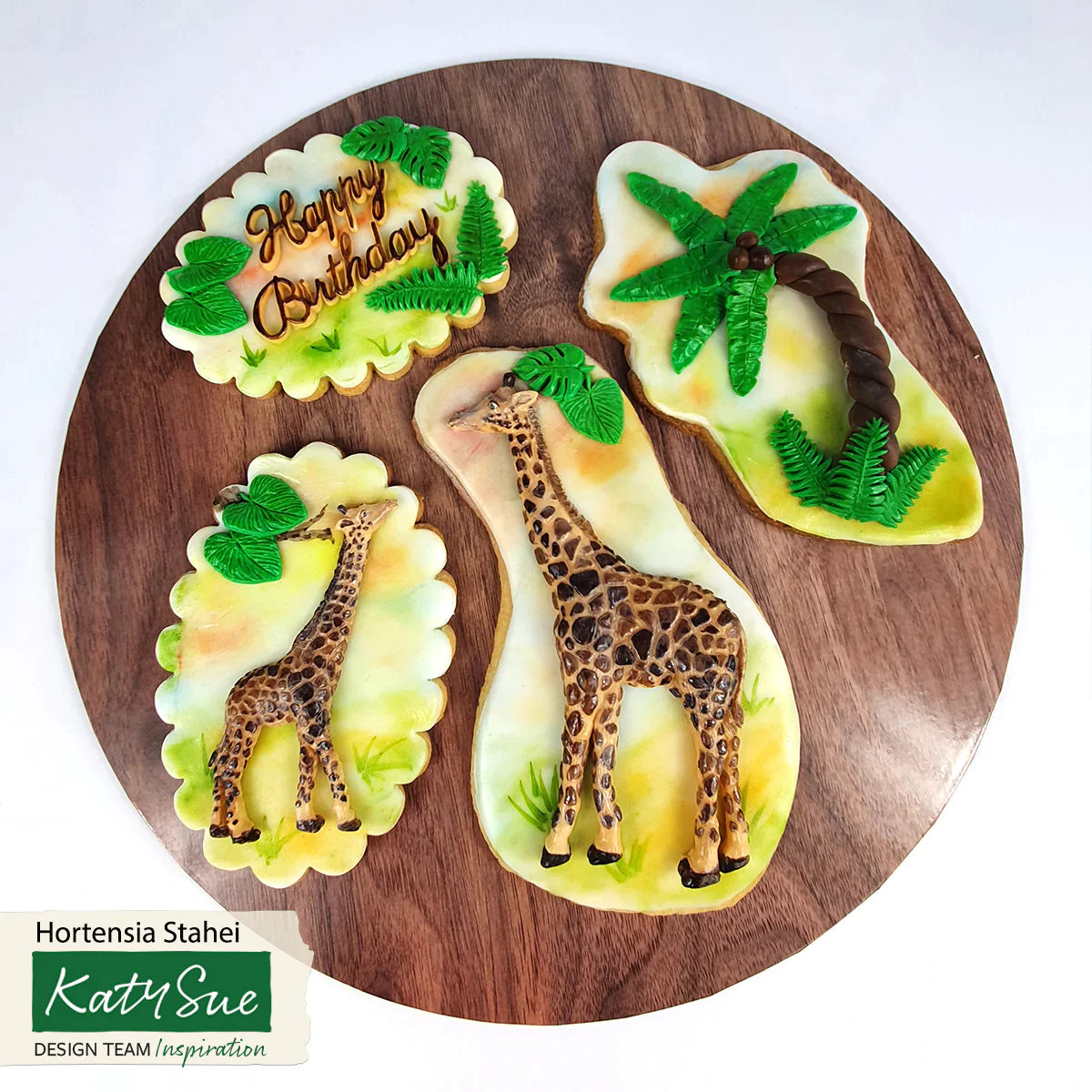 Giraffe Mother and Baby Silicone Mould