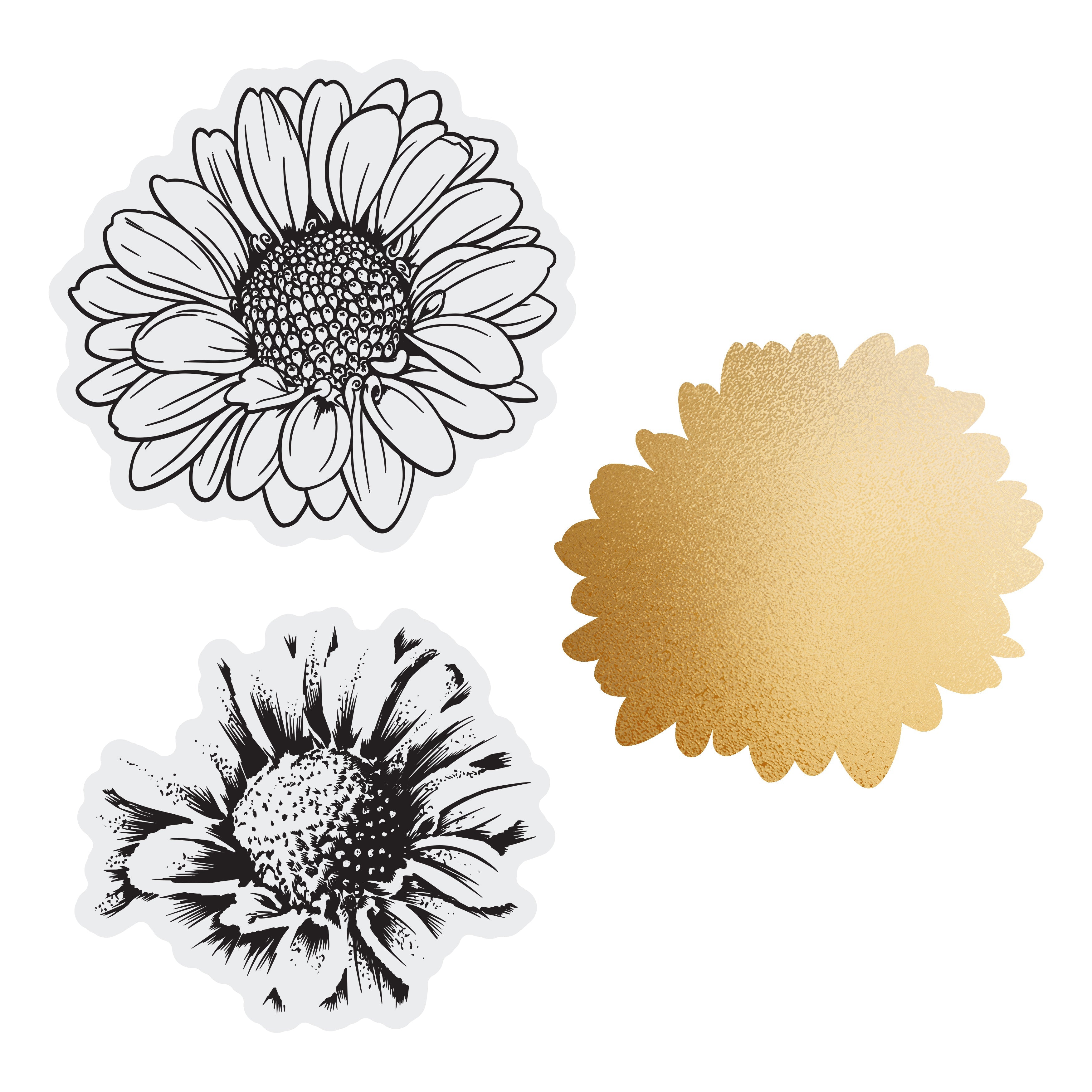 Couture Creations - Elegance Collection - Layering Stamp And Die Set - Daisy Mini (4pc)