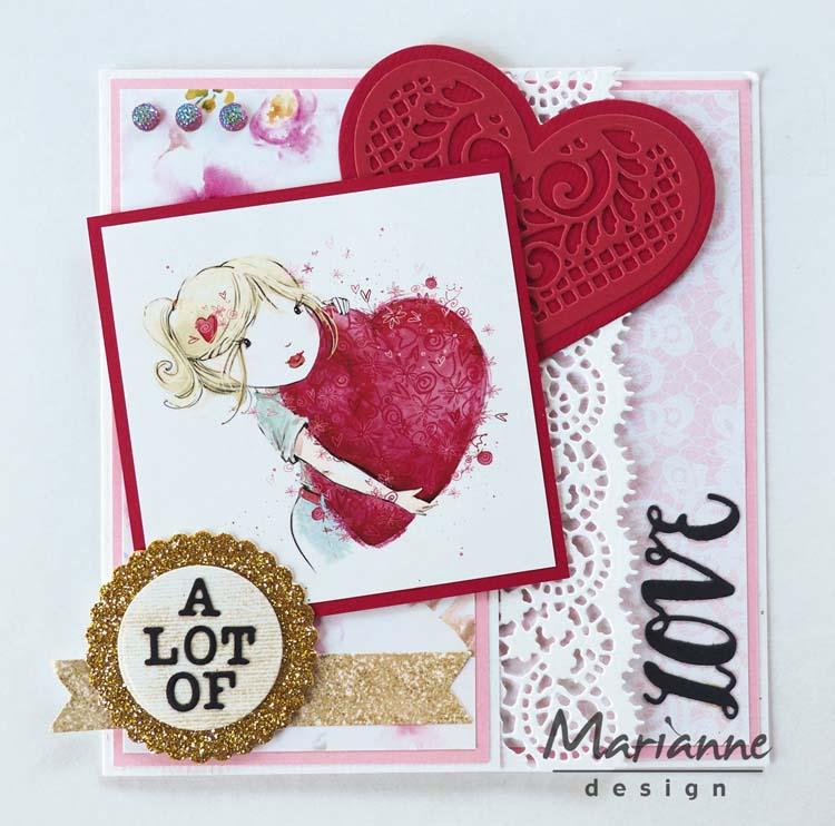 Marianne Design Craftables Lace heart