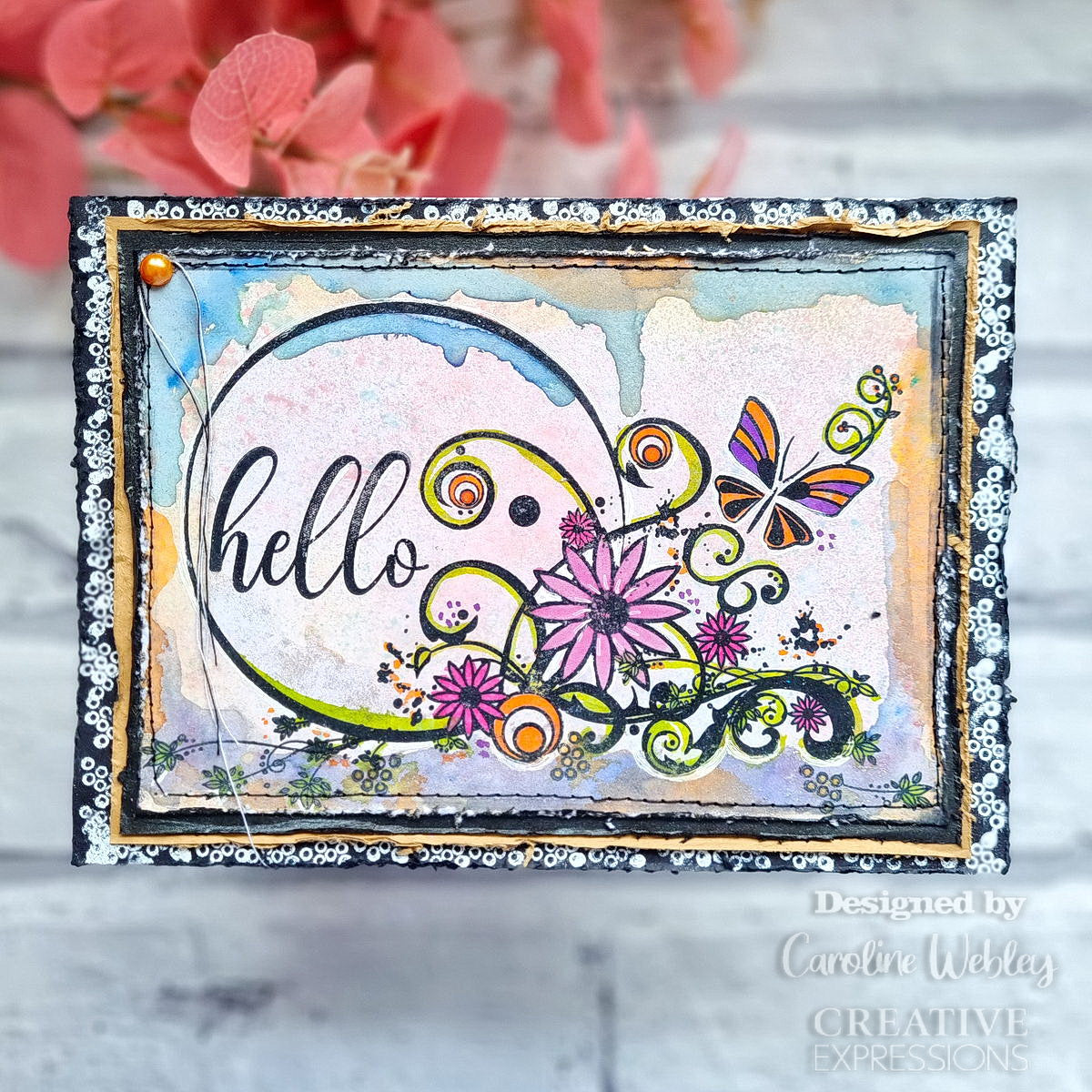 Creative Expressions Designer Boutique Why Hello  6 in x 4 in Clear Stamp Set