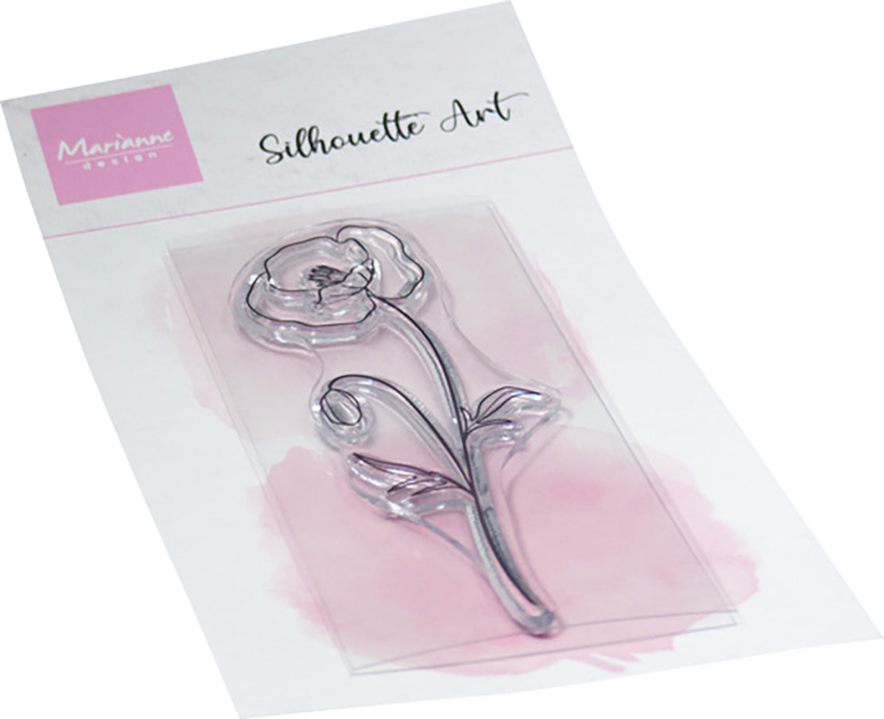 Marianne Design Clear Stamp - Silhouette Art - Poppy
