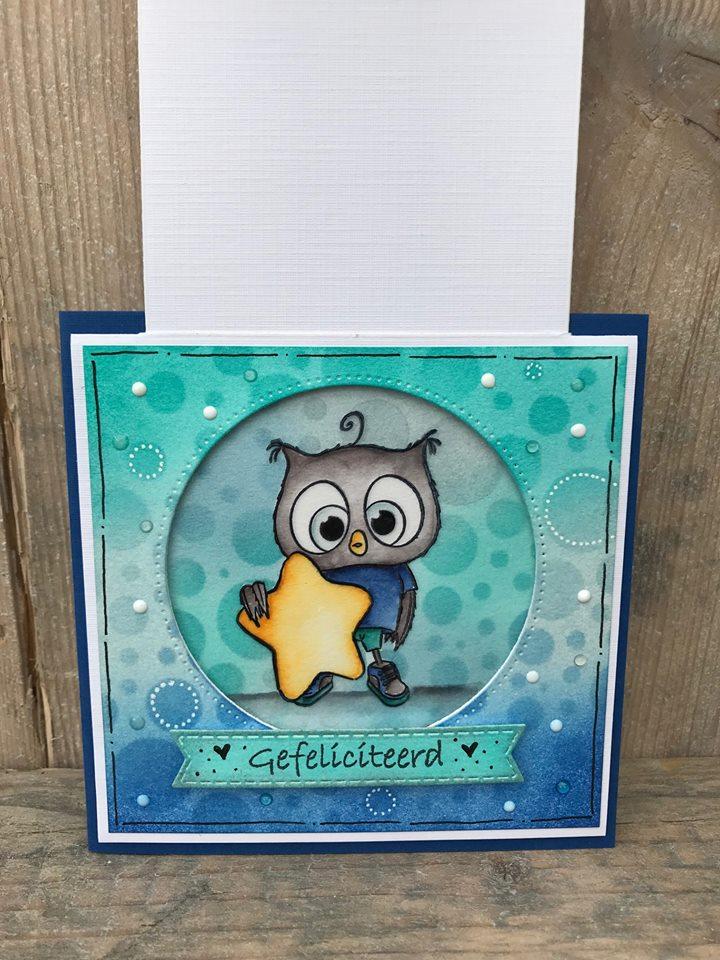 Nellie's Choice Clear Stamp The Owl Family - Star