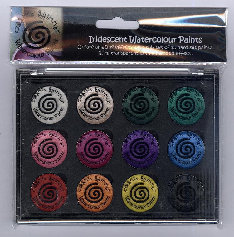 Cosmic Shimmer Iridescent Watercolour Pallet set  - Carnival Brights