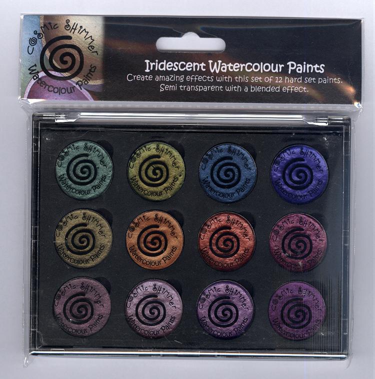 Cosmic Shimmer Iridescent Watercolour Pallet set  - Antique Shades