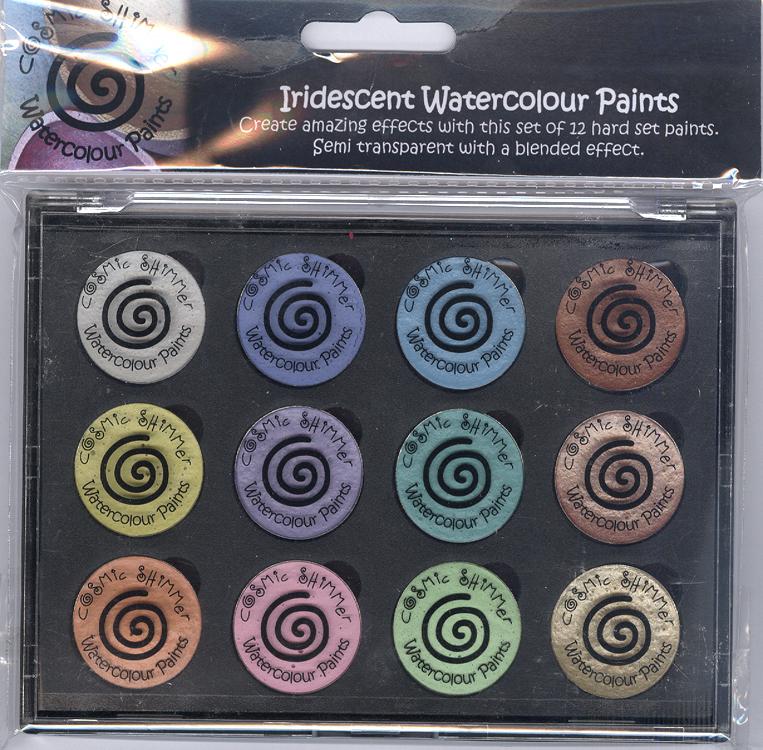 Cosmic Shimmer Iridescent Watercolour Pallet set  - Perfect Pastels