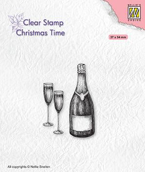 Christmas Time Clear Stamp Happy New Year
