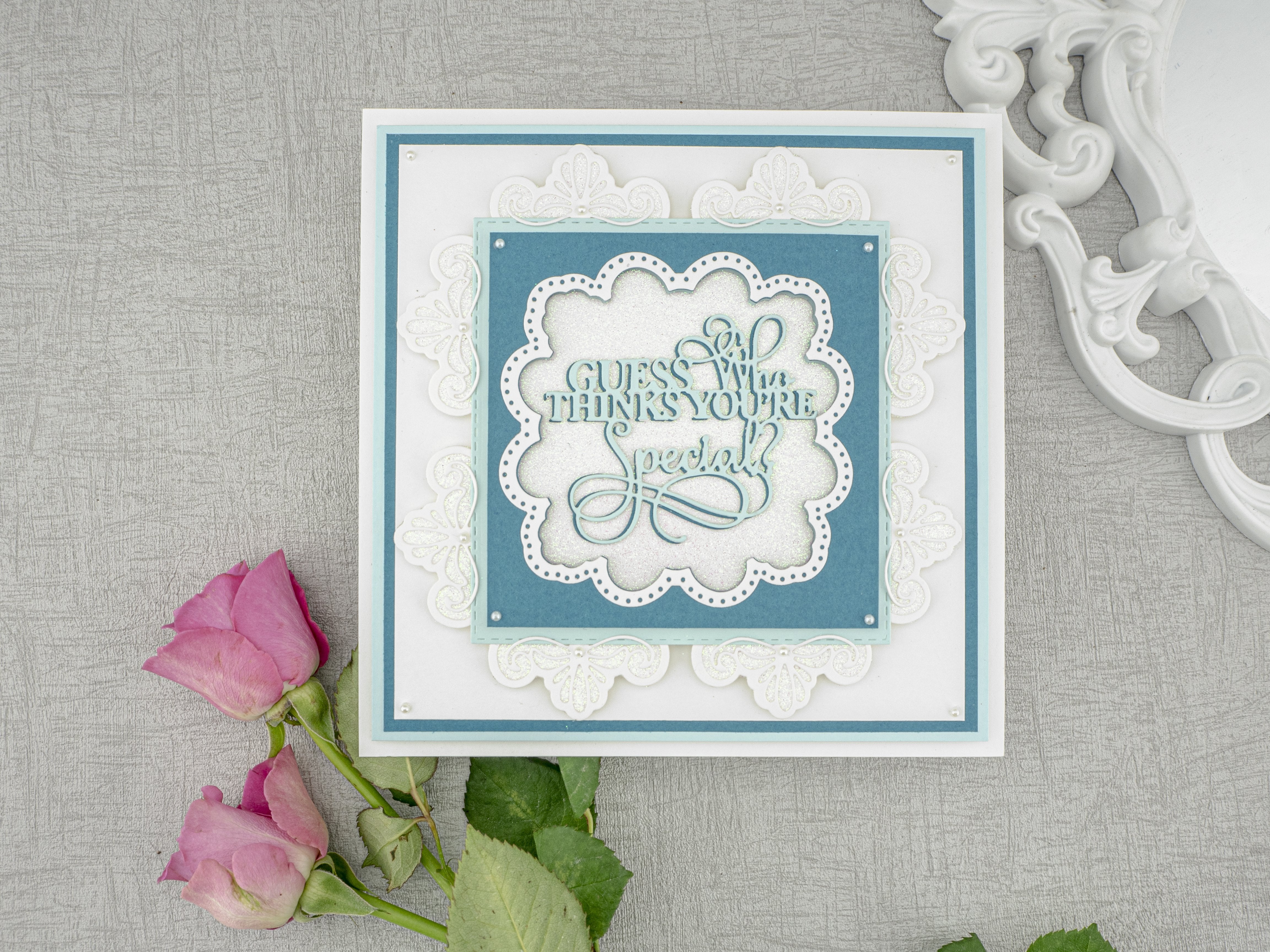 Dies by Sue Wilson Frames and Tags Joanie