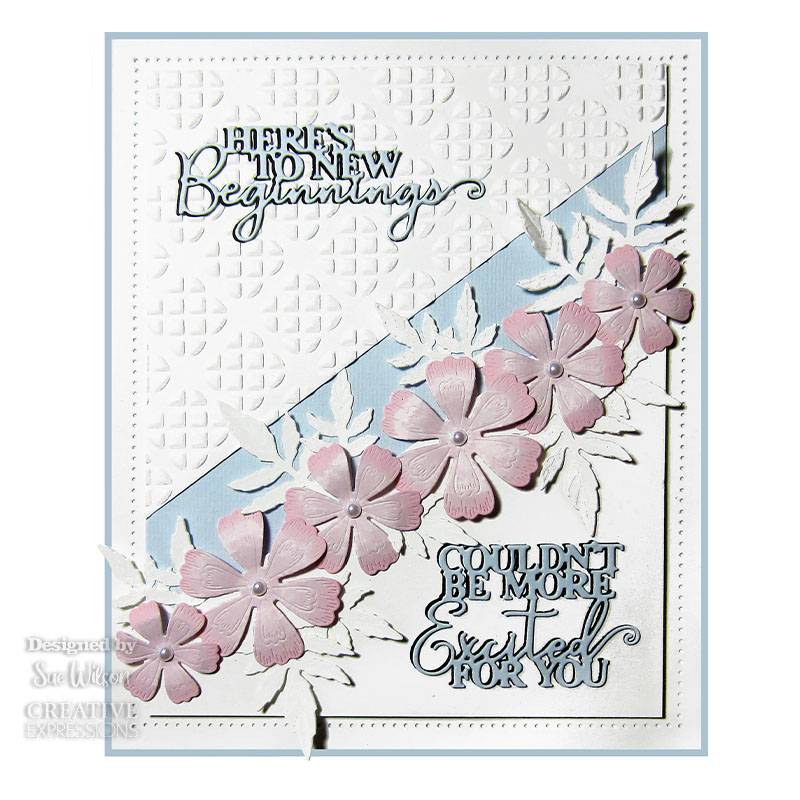 Creative Expressions Sue Wilson Mini Expressions Duos New Beginnings Craft Die