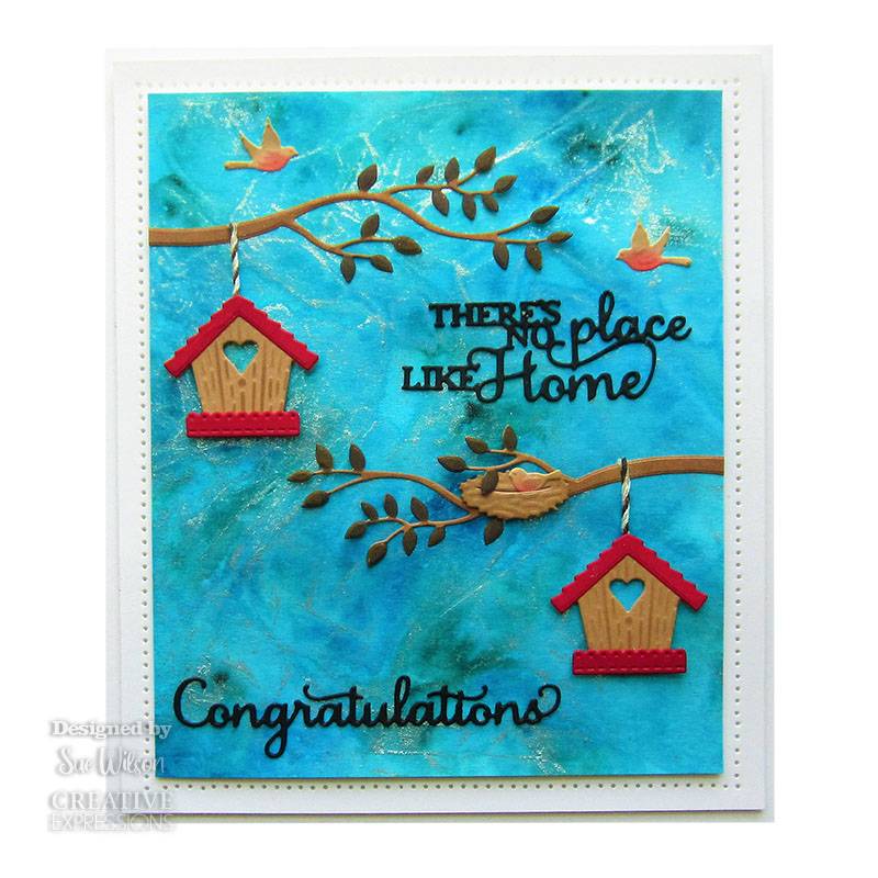 Creative Expressions Sue Wilson Mini Expressions Duos No Place Like Home Craft Die