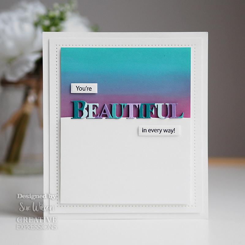 Creative Expressions Sue Wilson Beautiful Craft Die & Stamp Set