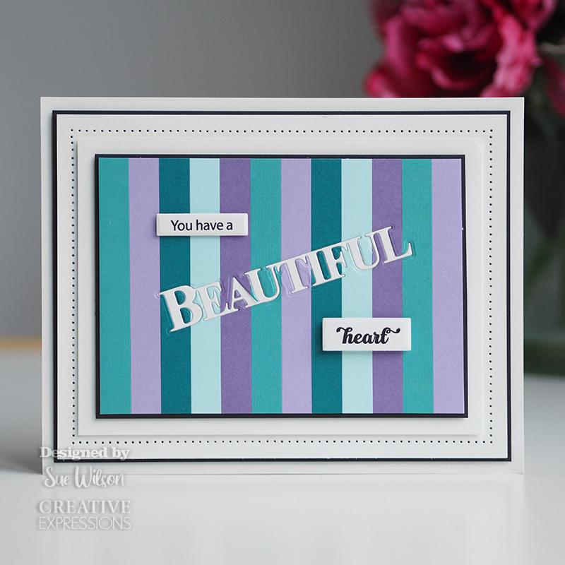 Creative Expressions Sue Wilson Beautiful Craft Die & Stamp Set