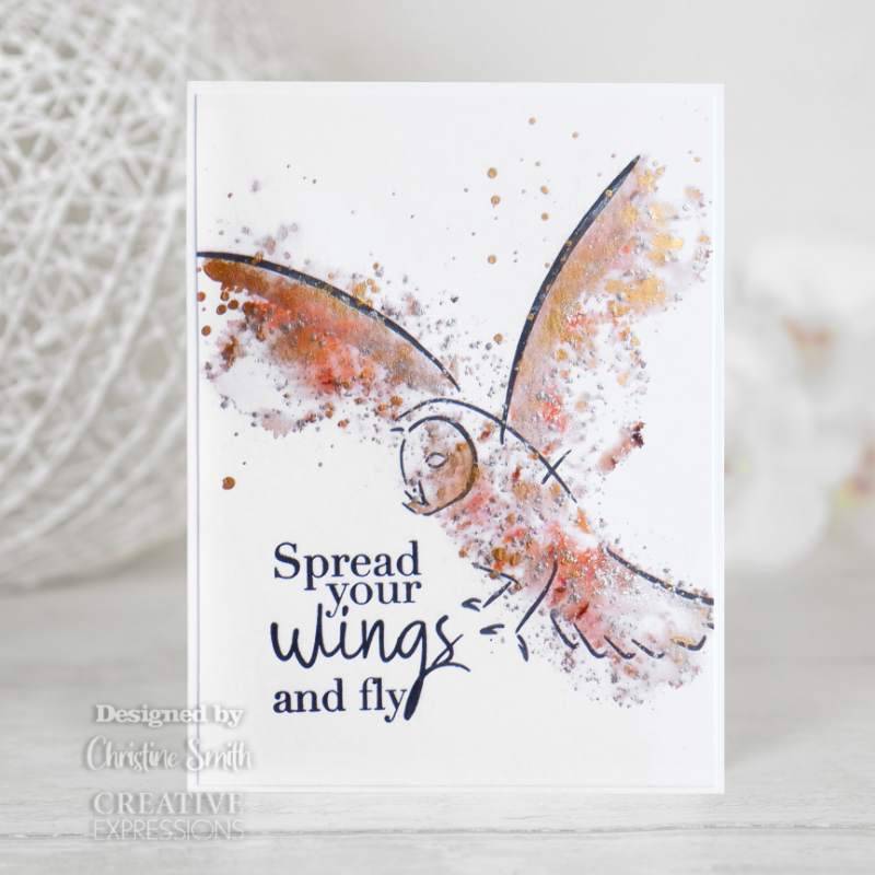 Creative Expressions Bonnita Moaby Stay Wild A5 Clear Stamp Set