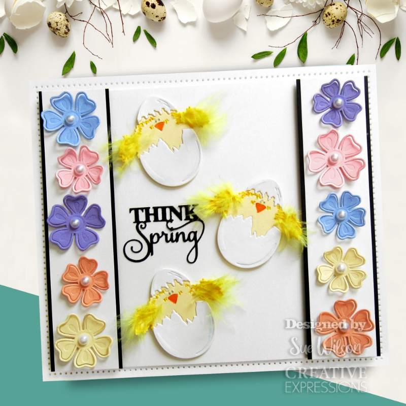 Creative Expressions Sue Wilson Mini Expressions Think Spring Craft Die