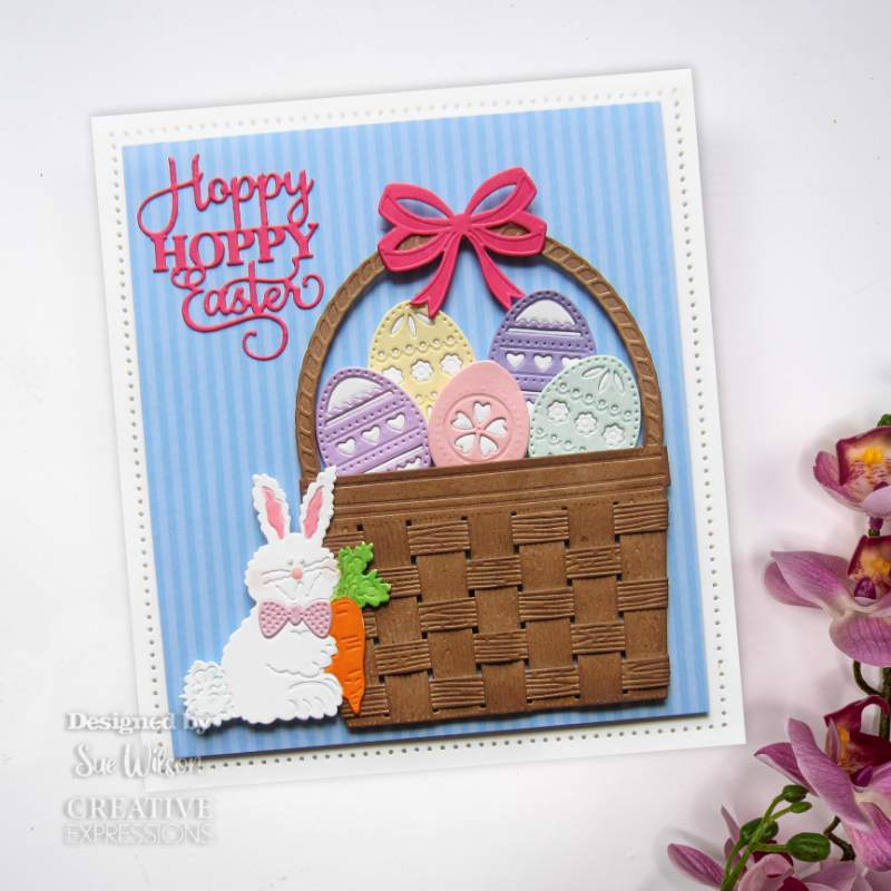 Creative Expressions Sue Wilson Necessities Woven Basket Craft Die