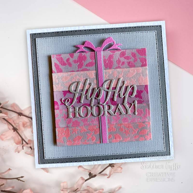 Creative Expressions Breezy Blooms Washi Strip Layering Stencil