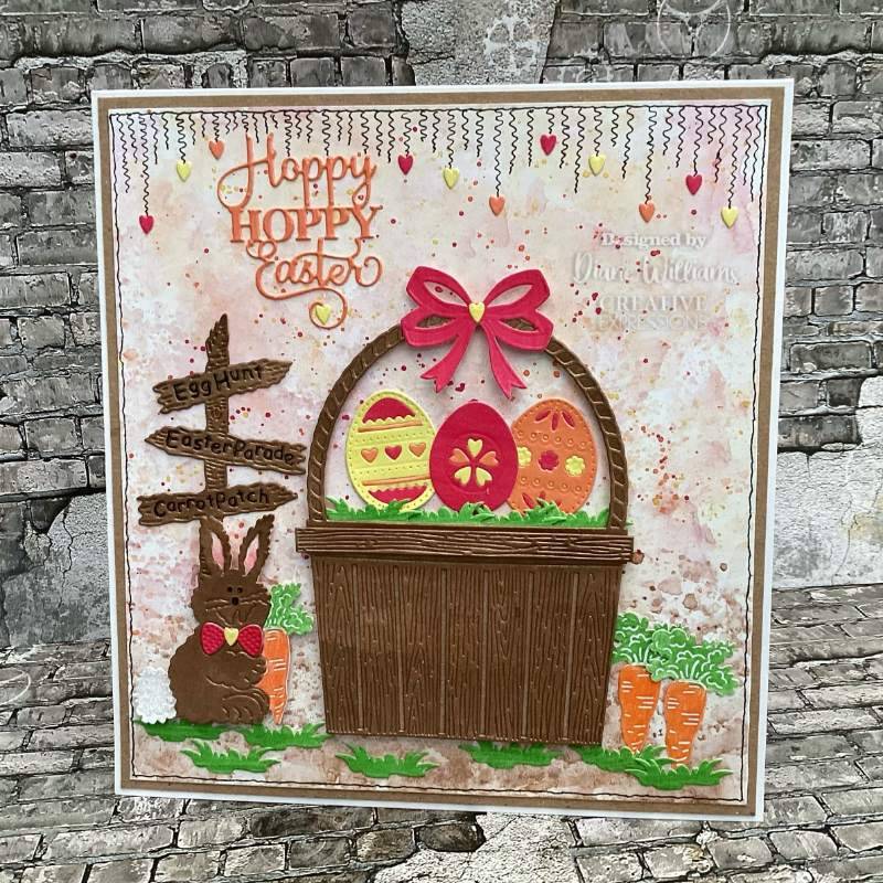 Creative Expressions Sue Wilson Necessities Easter Eggs & Flowers Craft Die