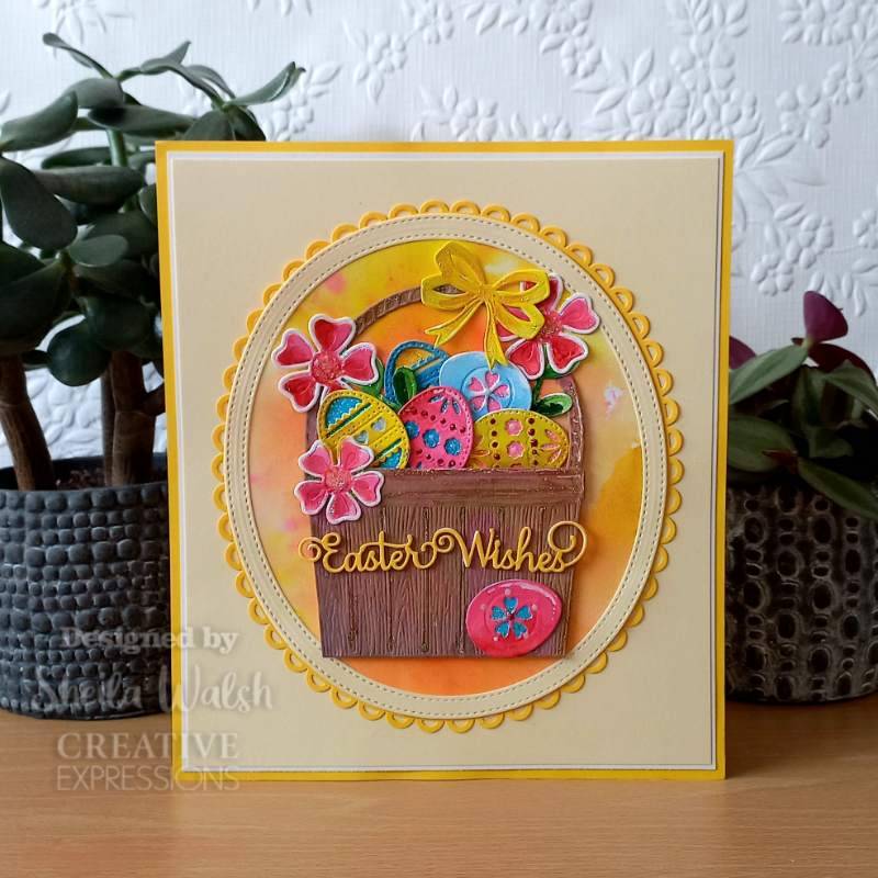 Creative Expressions Sue Wilson Necessities Easter Eggs & Flowers Craft Die